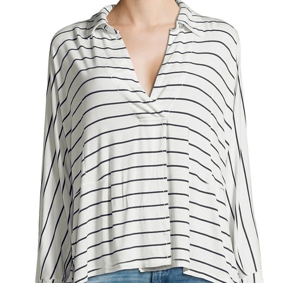 FREE PEOPLE WE THE FREE STRIPED MEDIUM PULLOVER - Picture 1 of 9